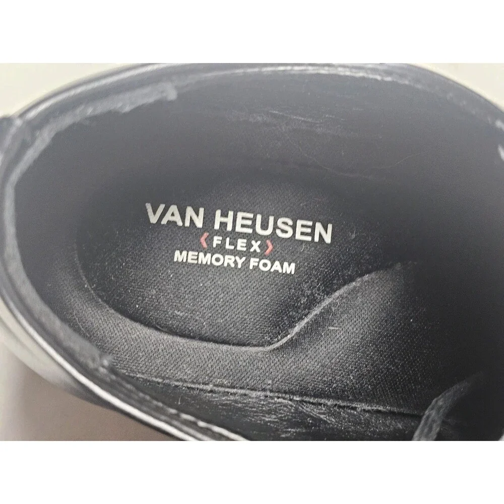 Van Heusen Flex Memory Foam Men’s Size 9 Dress Shoe Turk Style Black